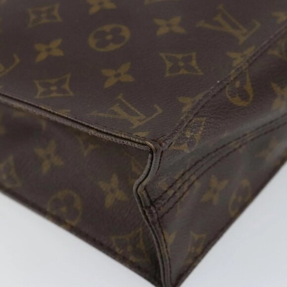 LOUIS VUITTON Monogram Sac Plat Hand Bag M51140 LV Auth 142772 - Picture 3 of 16